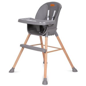 Jídelní židlička na krmení EATAN WOOD Grey