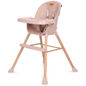 Jídelní židlička na krmení EATAN WOOD Pink